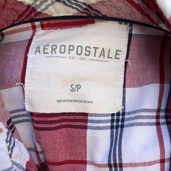 Aeropostale Plaid Western Cotton Shirt - Picture 5 of 6